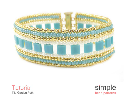 Tila Garden Path Bracelet Beading Pattern