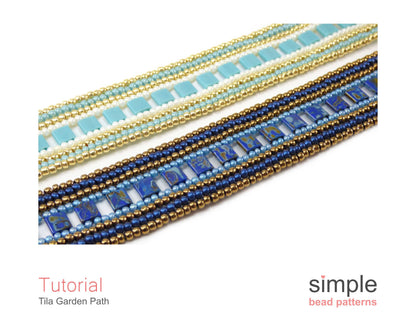 Tila Garden Path Bracelet Beading Pattern