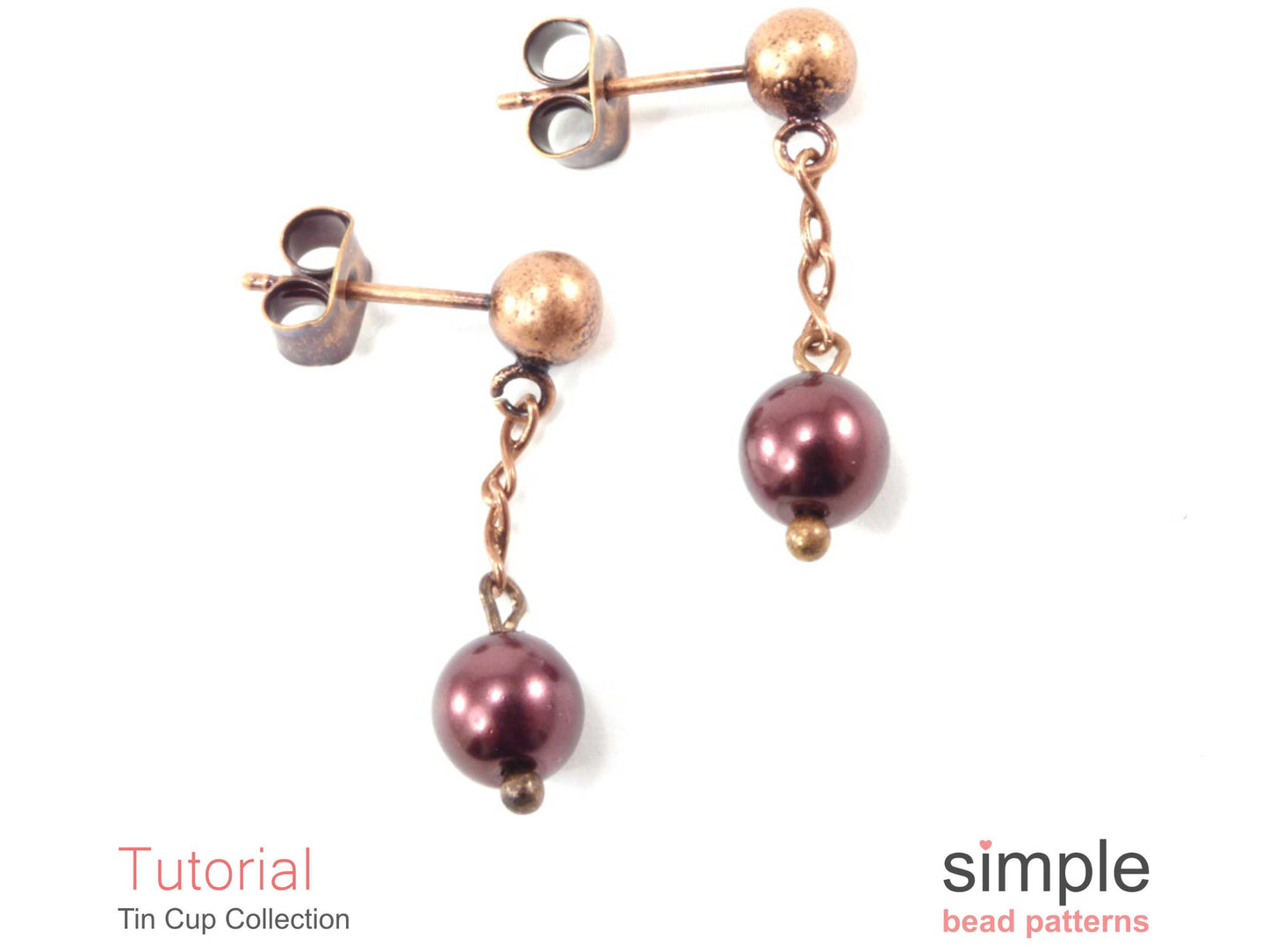 Tin Cup Earrings, Bracelet & Necklace Beading Pattern