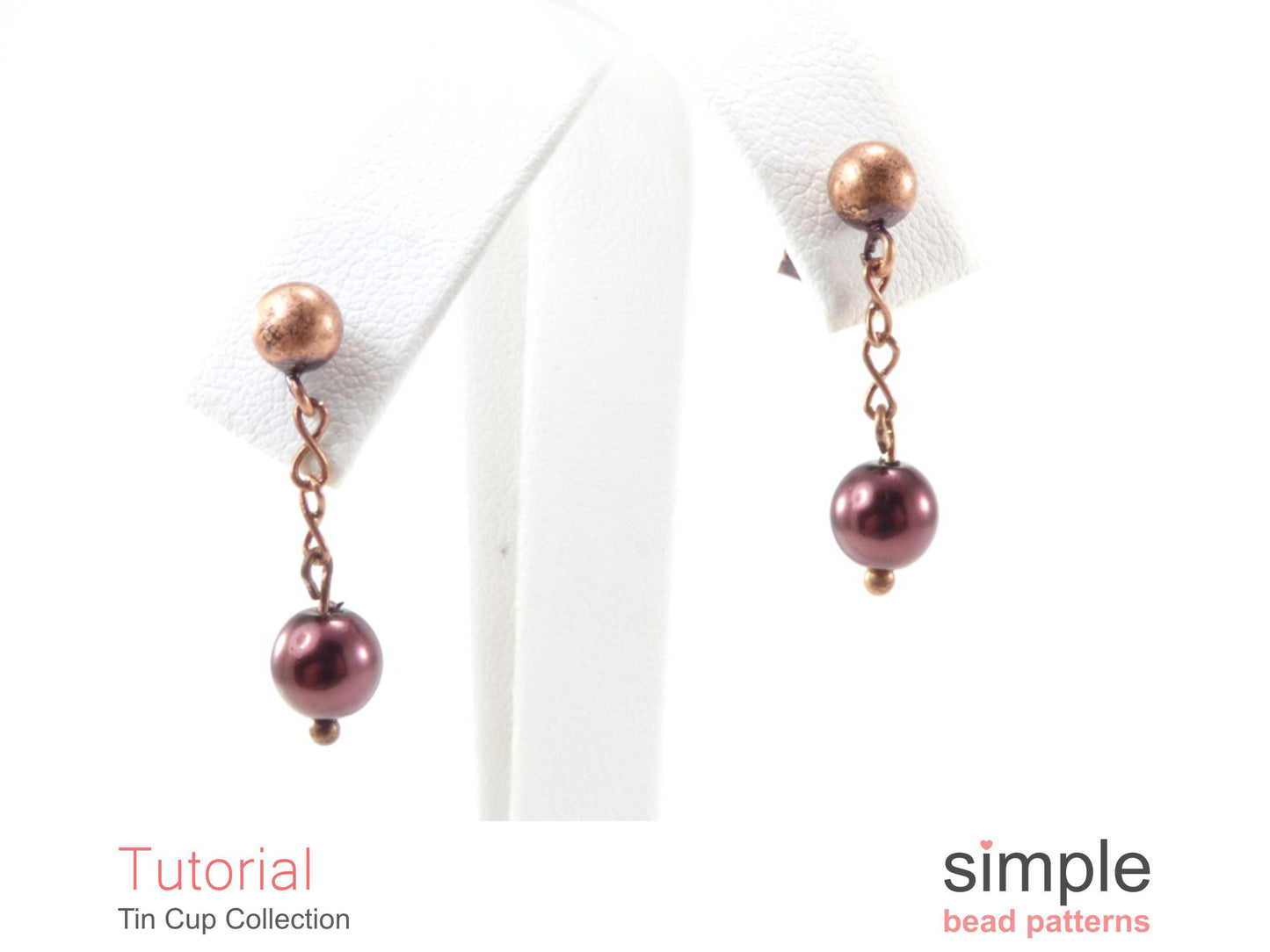 Tin Cup Earrings, Bracelet & Necklace Beading Pattern