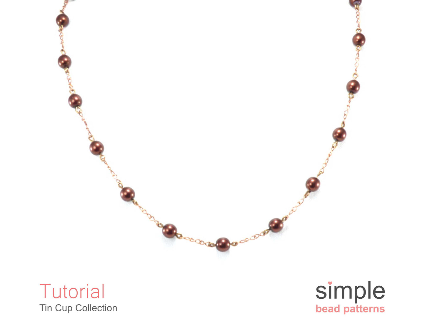 Tin Cup Earrings, Bracelet & Necklace Beading Pattern