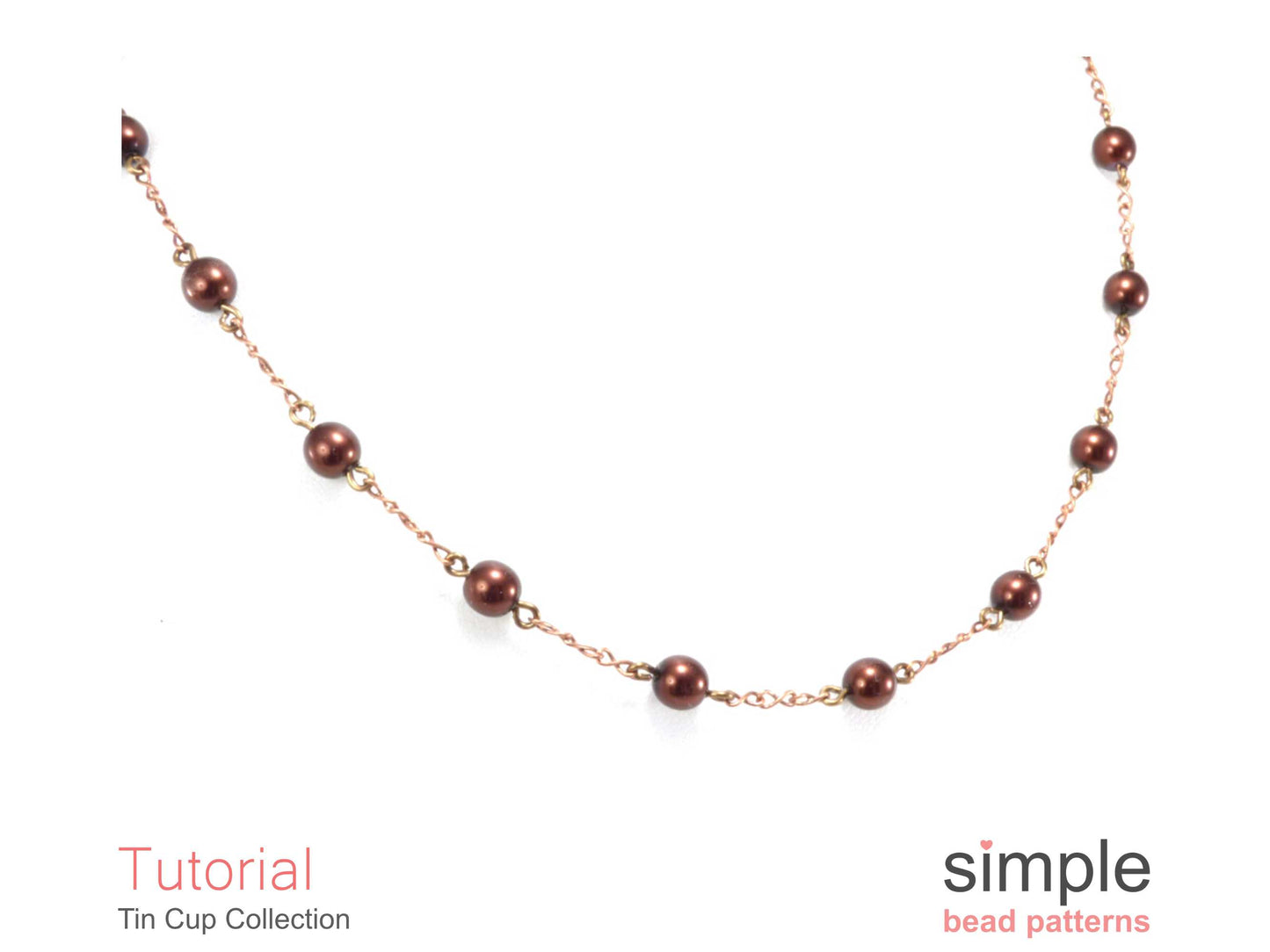 Tin Cup Earrings, Bracelet & Necklace Beading Pattern