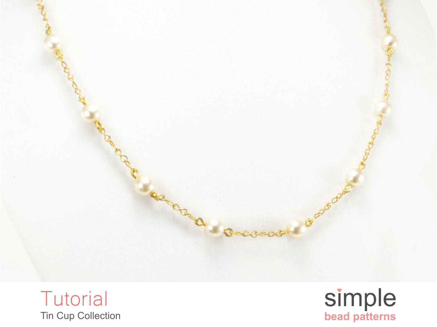 Tin Cup Earrings, Bracelet & Necklace Beading Pattern