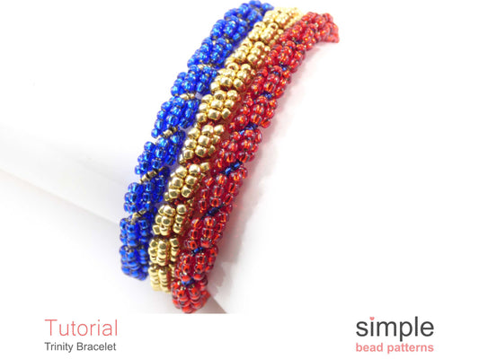 Trinity Bracelet Beading Pattern