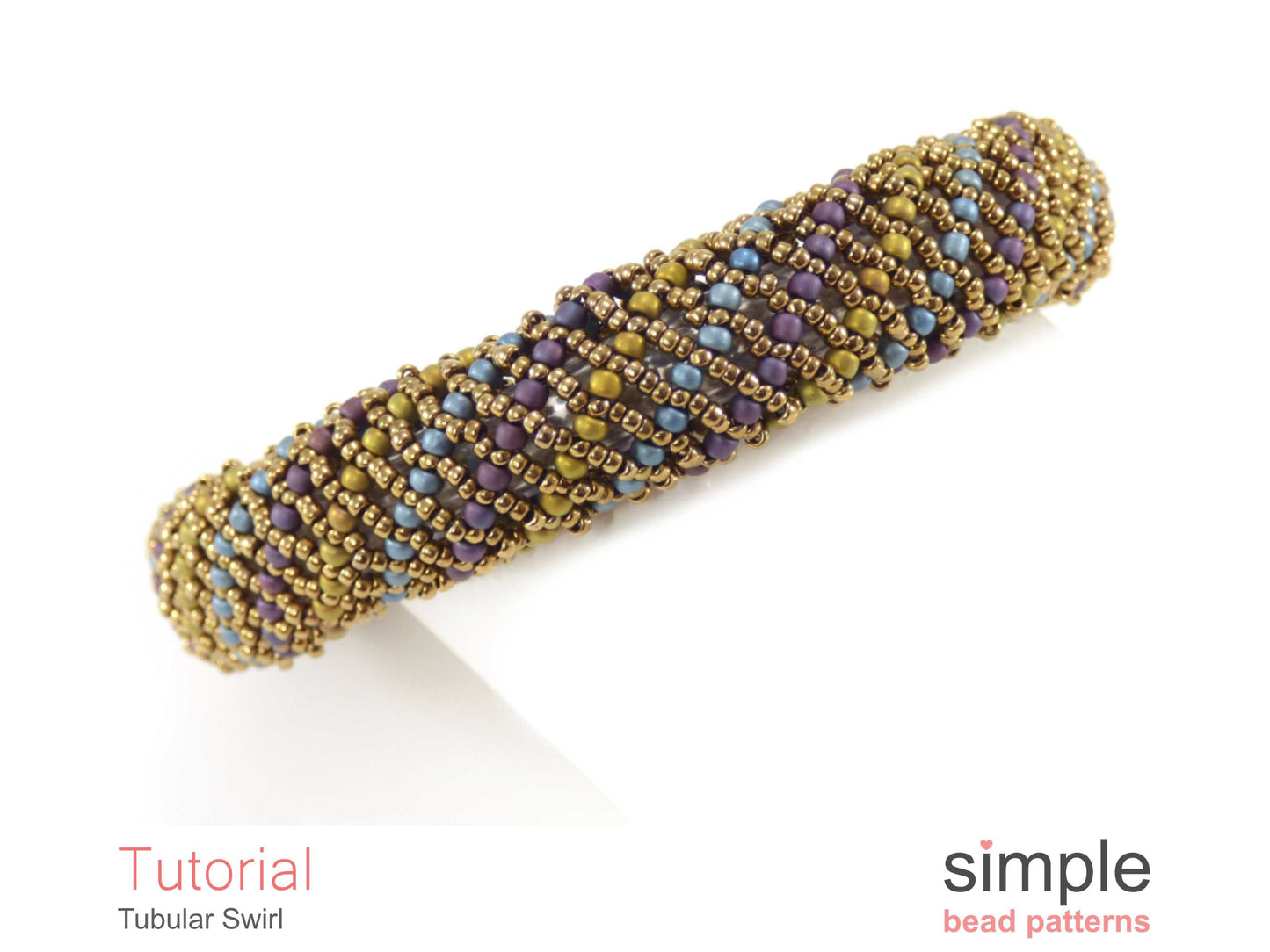 Tubular Swirl Bracelet Beading Pattern