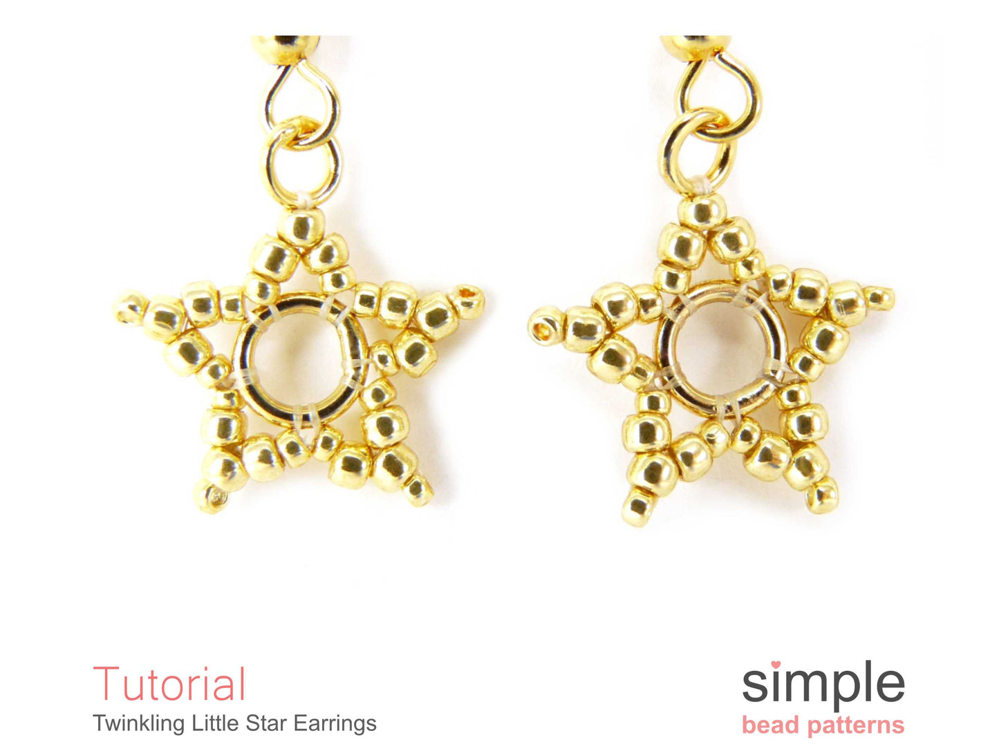 Twinkling Little Star Earrings Beading Pattern