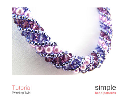 Twinkling Twirl Bracelet & Necklace Beading Pattern