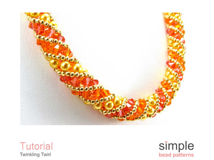 Twinkling Twirl Bracelet & Necklace Beading Pattern