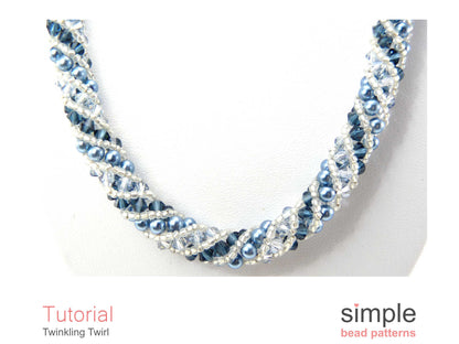 Twinkling Twirl Bracelet & Necklace Beading Pattern