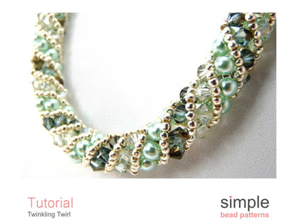 Twinkling Twirl Bracelet & Necklace Beading Pattern