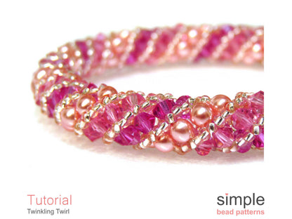 Twinkling Twirl Bracelet & Necklace Beading Pattern