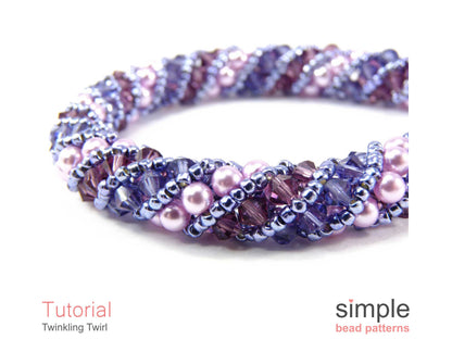 Twinkling Twirl Bracelet & Necklace Beading Pattern