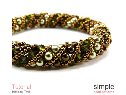Twinkling Twirl Bracelet & Necklace Beading Pattern