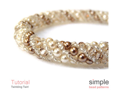 Twinkling Twirl Bracelet & Necklace Beading Pattern