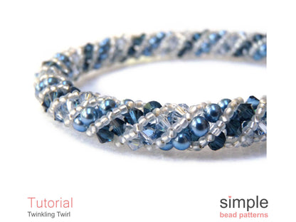 Twinkling Twirl Bracelet & Necklace Beading Pattern