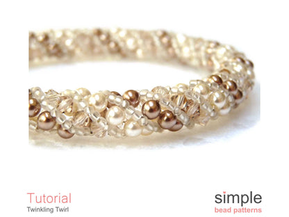 Twinkling Twirl Bracelet & Necklace Beading Pattern