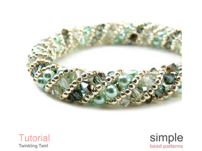 Twinkling Twirl Bracelet & Necklace Beading Pattern
