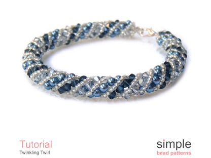 Twinkling Twirl Bracelet & Necklace Beading Pattern