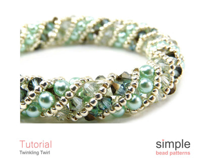 Twinkling Twirl Bracelet & Necklace Beading Pattern