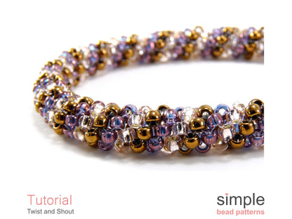 Twist and Shout Bracelet & Necklace Beading Pattern