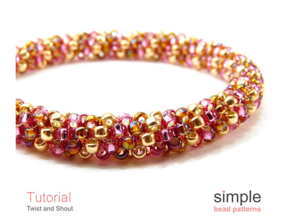 Twist and Shout Bracelet & Necklace Beading Pattern