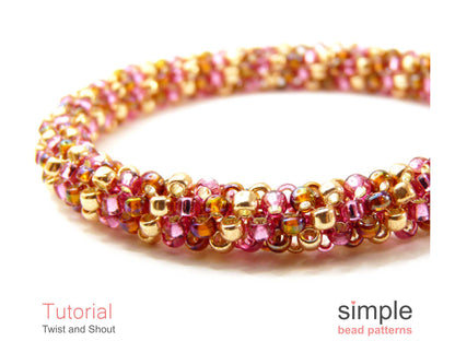 Twist and Shout Bracelet & Necklace Beading Pattern