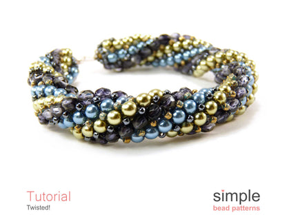 Twisted Bracelet & Necklace Beading Pattern