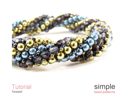Twisted Bracelet & Necklace Beading Pattern