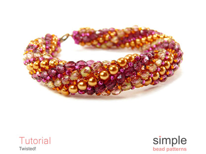 Twisted Bracelet & Necklace Beading Pattern
