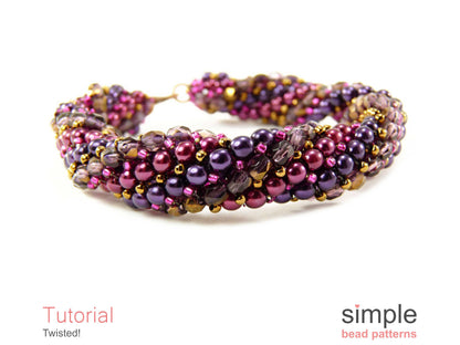 Twisted Bracelet & Necklace Beading Pattern