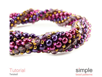 Twisted Bracelet & Necklace Beading Pattern