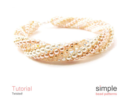 Twisted Bracelet & Necklace Beading Pattern