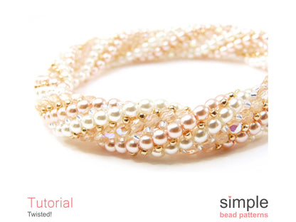 Twisted Bracelet & Necklace Beading Pattern