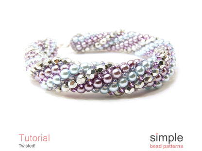 Twisted Bracelet & Necklace Beading Pattern