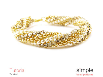 Twisted Bracelet & Necklace Beading Pattern