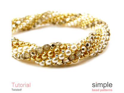 Twisted Bracelet & Necklace Beading Pattern