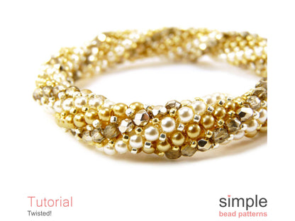 Twisted Bracelet & Necklace Beading Pattern
