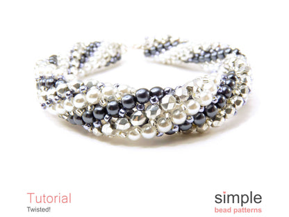 Twisted Bracelet & Necklace Beading Pattern