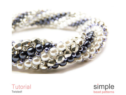 Twisted Bracelet & Necklace Beading Pattern