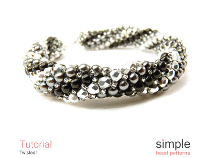 Twisted Bracelet & Necklace Beading Pattern