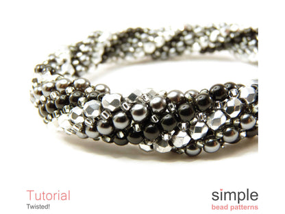 Twisted Bracelet & Necklace Beading Pattern