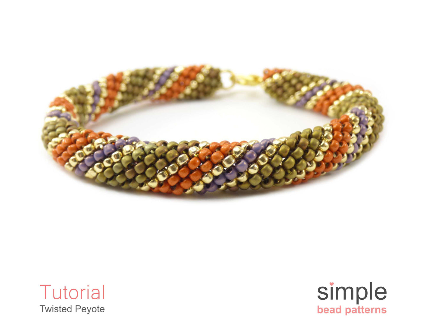 Twisted Peyote Bracelet & Necklace Beading Pattern