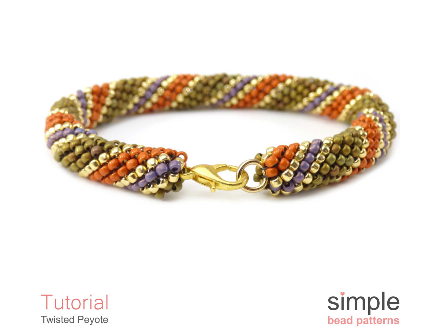 Twisted Peyote Bracelet & Necklace Beading Pattern