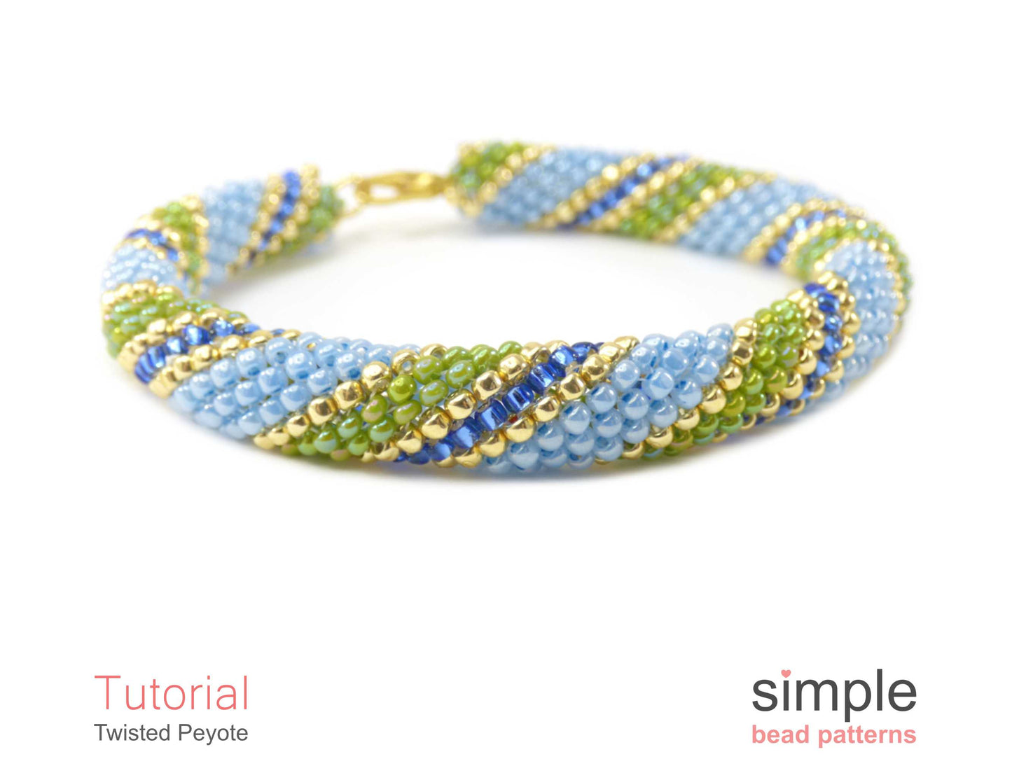 Twisted Peyote Bracelet & Necklace Beading Pattern
