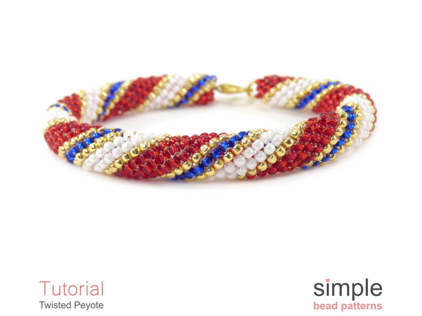 Twisted Peyote Bracelet & Necklace Beading Pattern