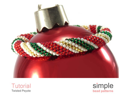 Twisted Peyote Bracelet & Necklace Beading Pattern