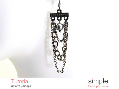 Uptown Earrings Beading Pattern