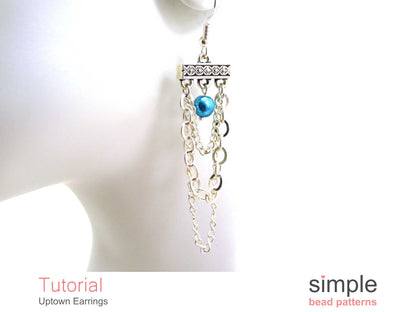 Uptown Earrings Beading Pattern