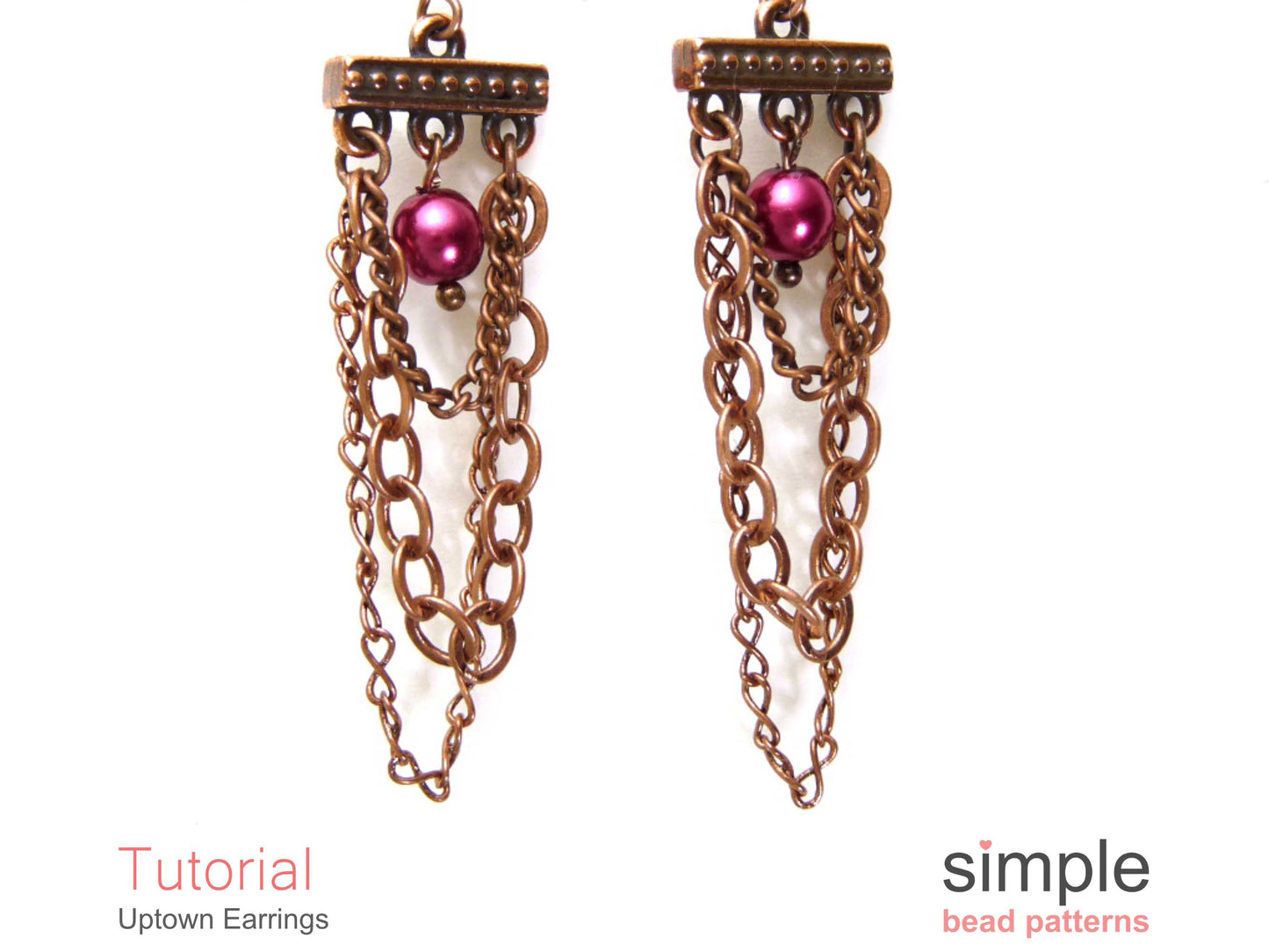 Uptown Earrings Beading Pattern