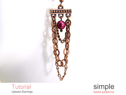 Uptown Earrings Beading Pattern